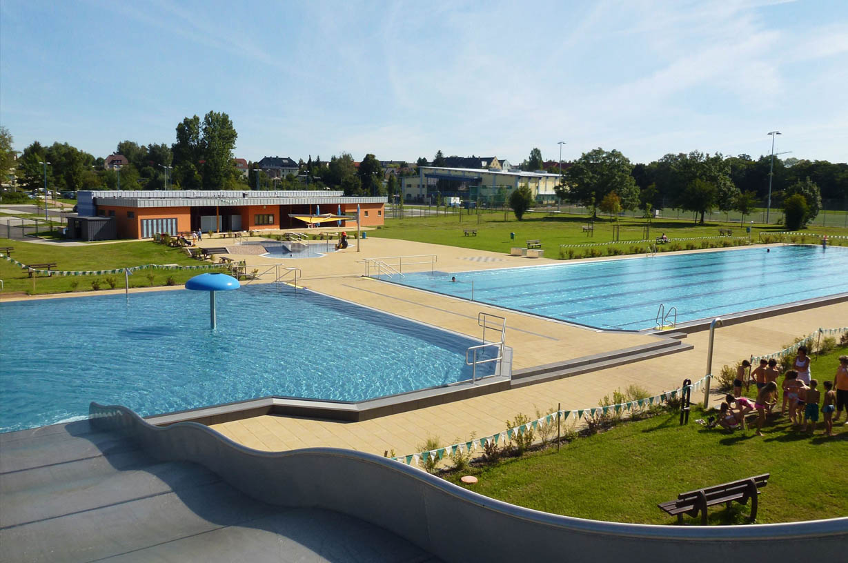 Außenanlagen Freibad, Mittweida